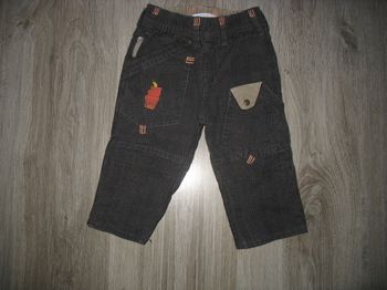  PANTALON MARRON BÉBÉ GARÇON "LA COMPAGNIE DES PETITS" - 6 MOIS - n°01