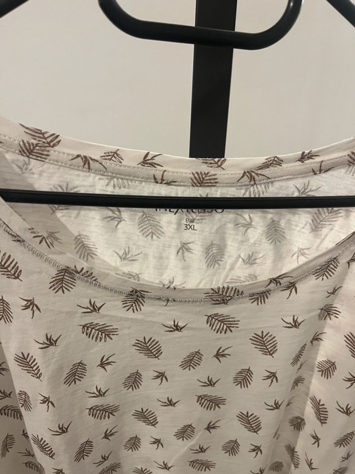 Tee-shirt feuille Taille 3XL. - photo numéro 2