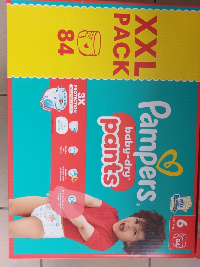 Couche pampers taille 6 - photo numéro 3