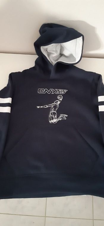 Sweat à capuche basket-ball 5-6 ans