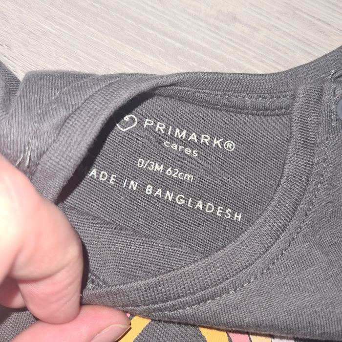T-shirt manches courtes 0-3 mois Primark - photo numéro 3