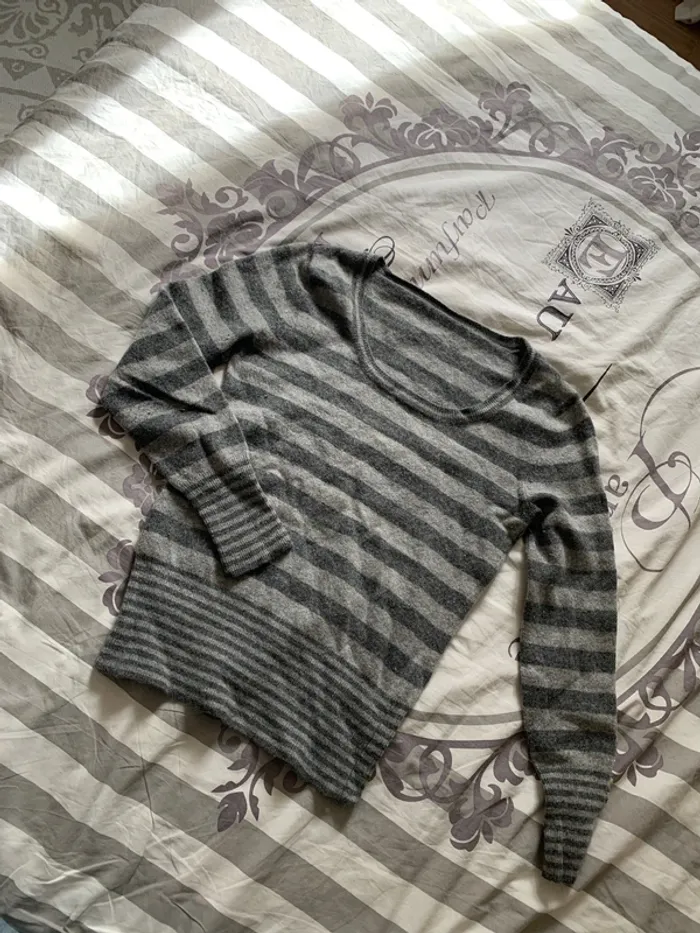 pull à rayures