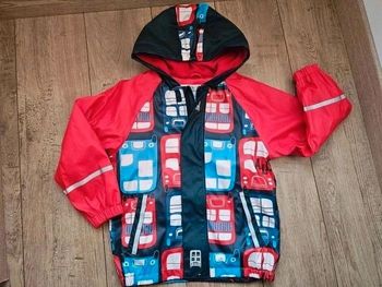 Imperméable Lupilu bleu marine et rouge Lupilu 5 ans