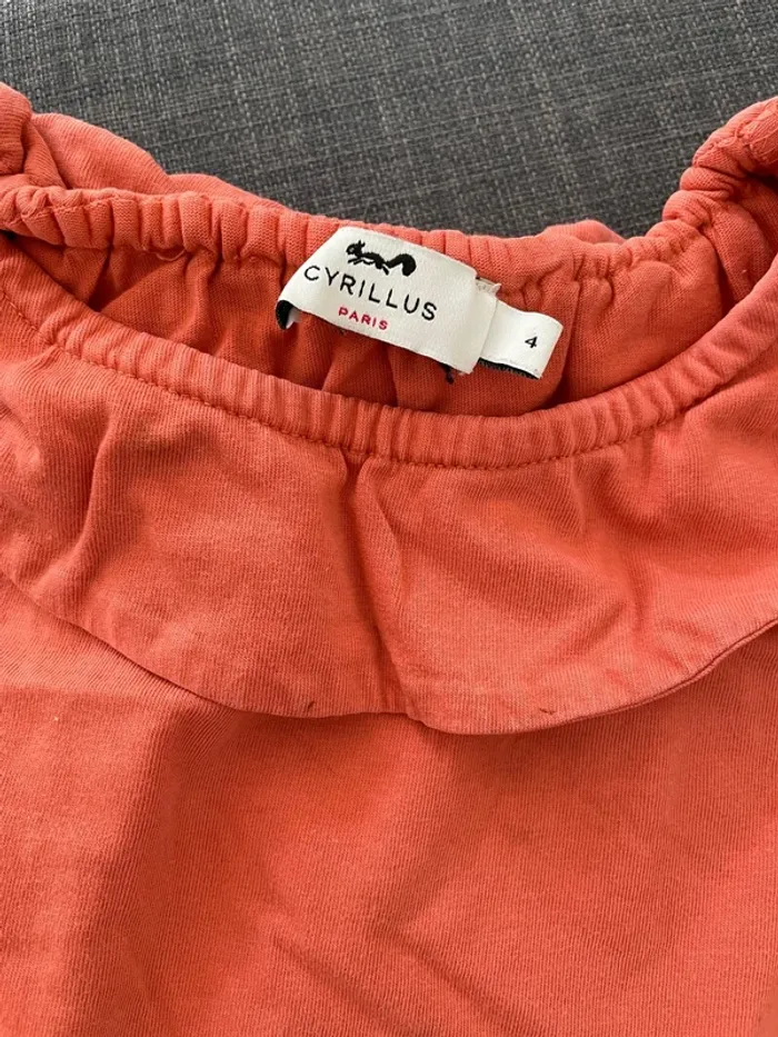 Robe Cyrillus 4 ans corail - photo numéro 2
