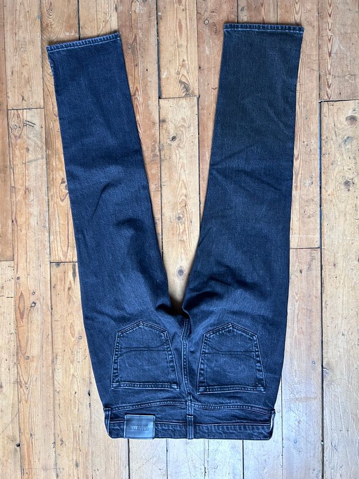Jeans denim noir slim straight W28 L30 Hollister - photo numéro 8