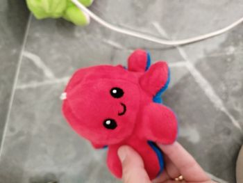 Peluche poulpe poulpe humeur réversible