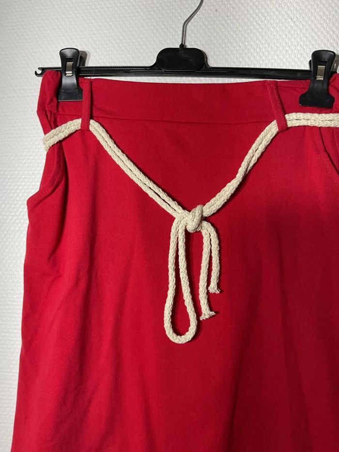 Jupe avec ceinture femme taille unique (36-42)- just me - neuve avec étiquette - photo numéro 2