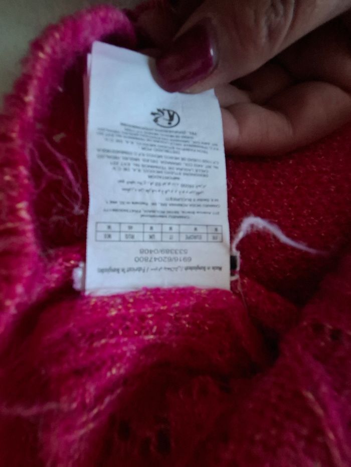 Pull rose fushia - photo numéro 3