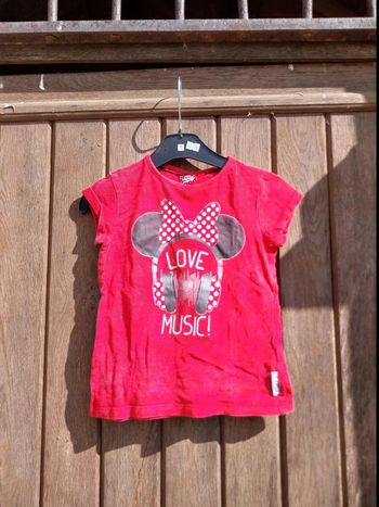 Tee-shirt minnie 5 ans fille