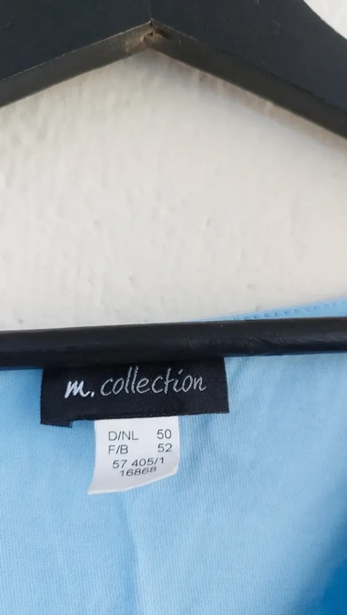 Tee-shirt bleu - M.Collection - taille 52 - photo numéro 3
