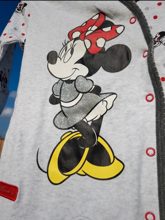 Lot Pyjama + Body ML Minnie 6-9m Neuf - photo numéro 4