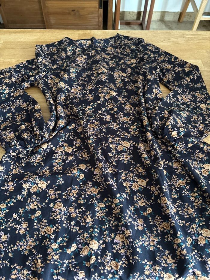 Robe midi fleurie
