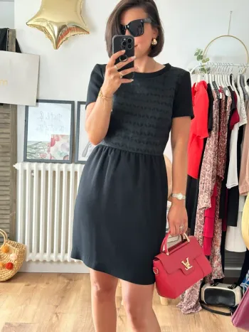 Robe Claudie Pierlot noire taille 38