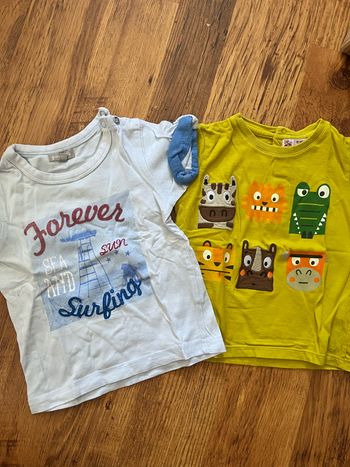Lot de deux t-shirt 18mois