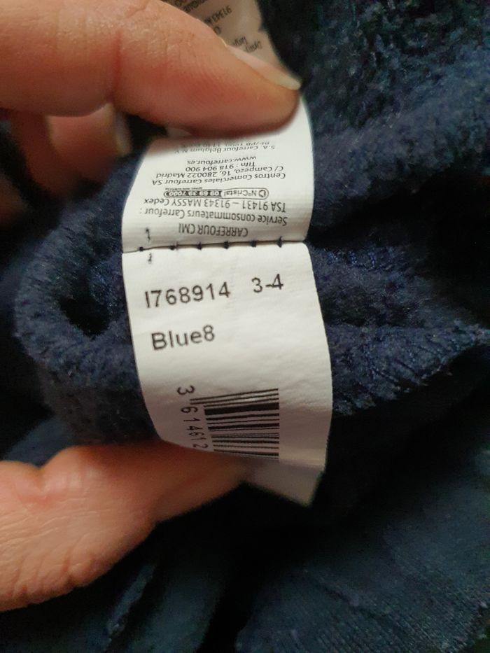 Pantalon jogging garçon bleu hiver 3-4 ans - photo numéro 6