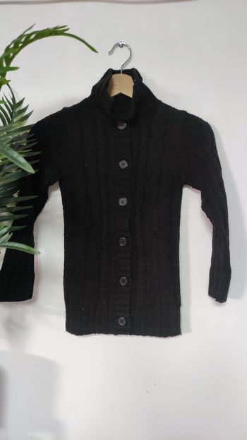 Gilet grosse maille enfant