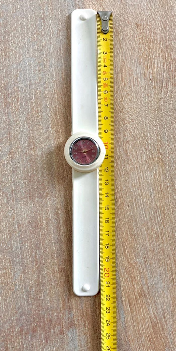 Montre LCT à quartz bracelet blanc aimanté - photo numéro 11