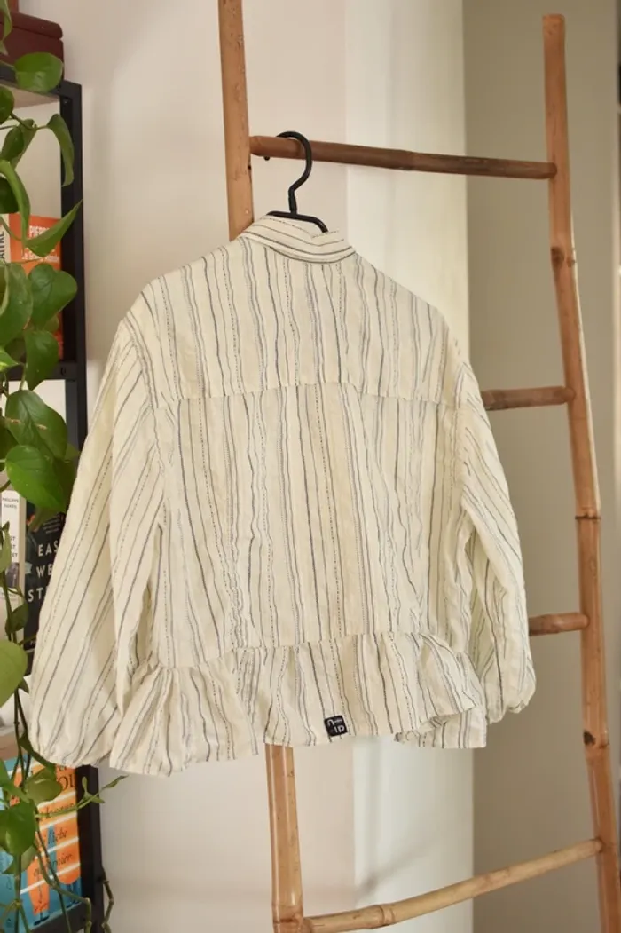 Pièce unique : chemise upcyclée vintage Noid mise en taille 36/38 - photo numéro 11