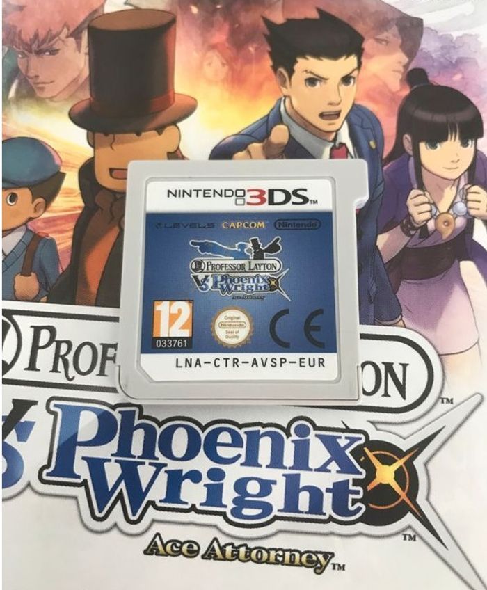 Professeur Layton vs Phoenix Wright : Ace Attorney Nintendo 3DS FR COMPLET VIP - photo numéro 6