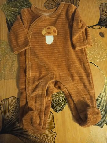 Pyjama "champignon" _ 1 mois 