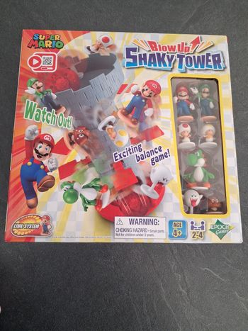 Super mario blow up shaky tower