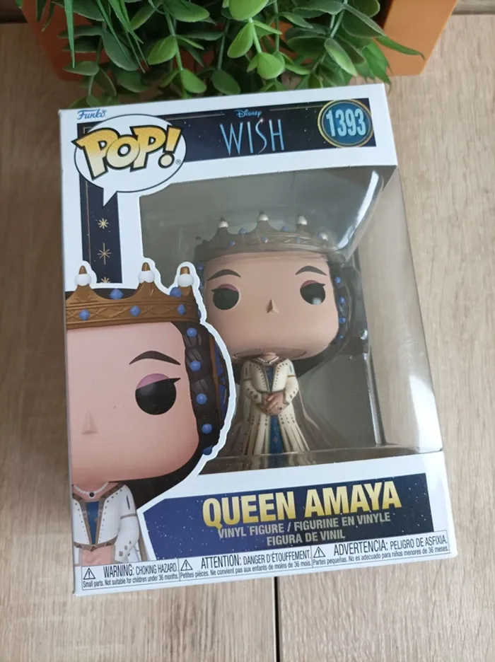 Figurine Queen Amaya Funko Pop Disney Wish - photo numéro 2