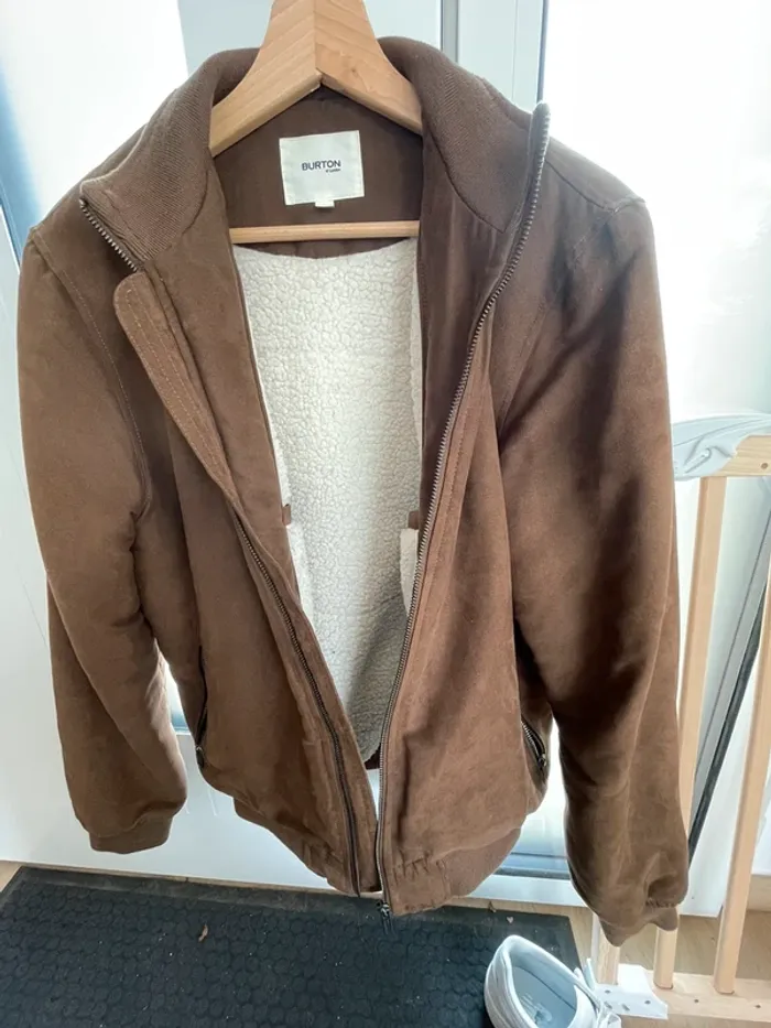 Veste homme en daim marron Burton
