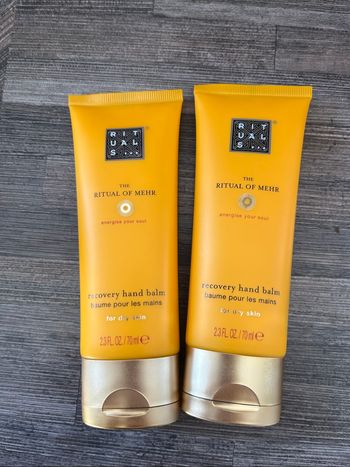 Lot de 2 crèmes main rituals of mehr 70mlx2 neuf