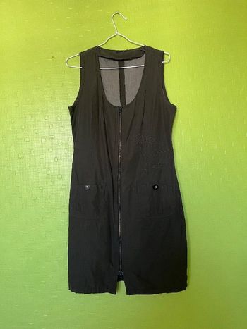 Robe Diplodocus marron/kaki 40