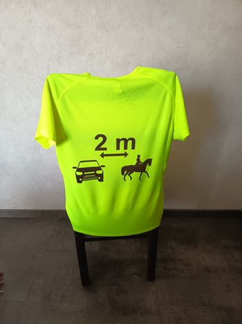 Tee shirt jaune fluo