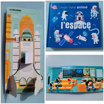 Mon livre animé de tirettes et flaps 🚀 L'Éspace 🛰 72