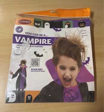 Déguisement costume Halloween vampire fille