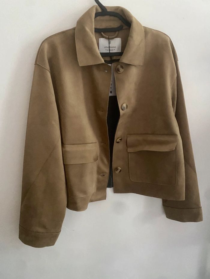 Veste en suédine avec boutons - photo numéro 3