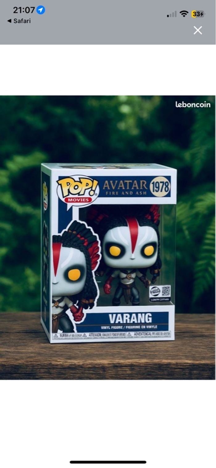 Funko pop varang avatar - photo numéro 2
