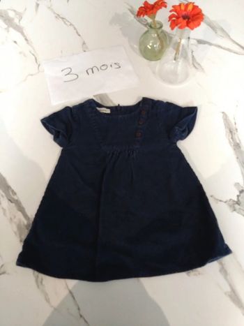 Robe du pareil au même noir 3 mois