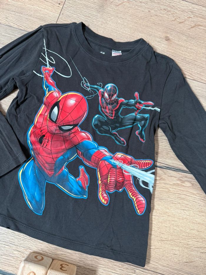 Haut manches longues garçon Spider-Man 110-116 cm H&M - photo numéro 3