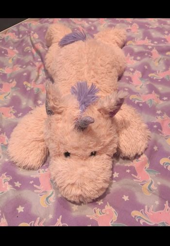 Peluche licorne 