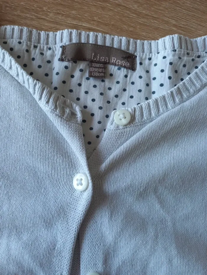 Gilet blanc fille 10 ans - photo numéro 4