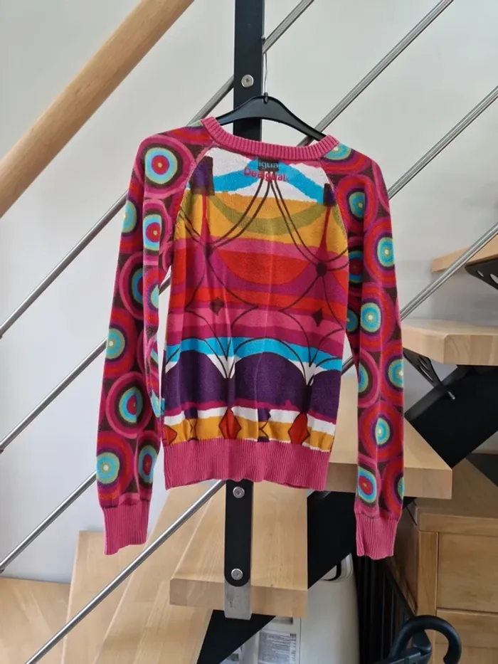 Gilet à boutons coloré - photo numéro 3