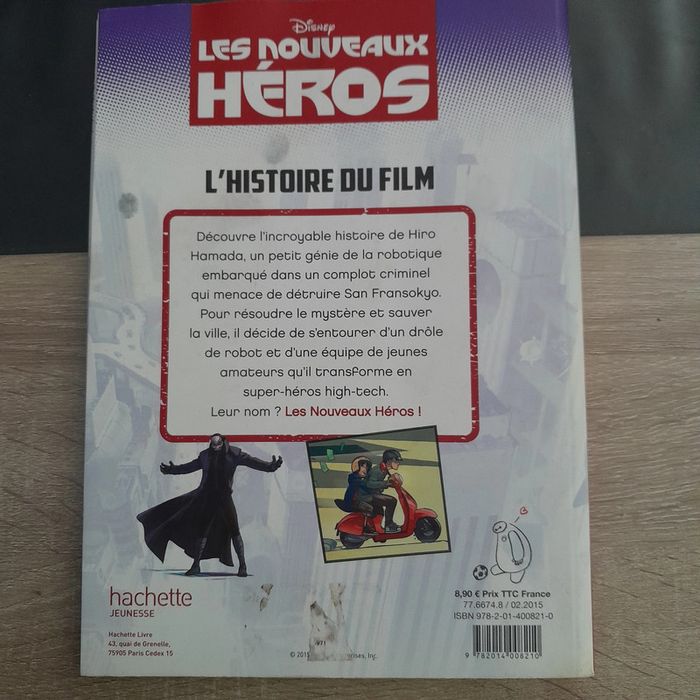 livre Disney Les nouveaux héros - L'histoire du film - photo numéro 4