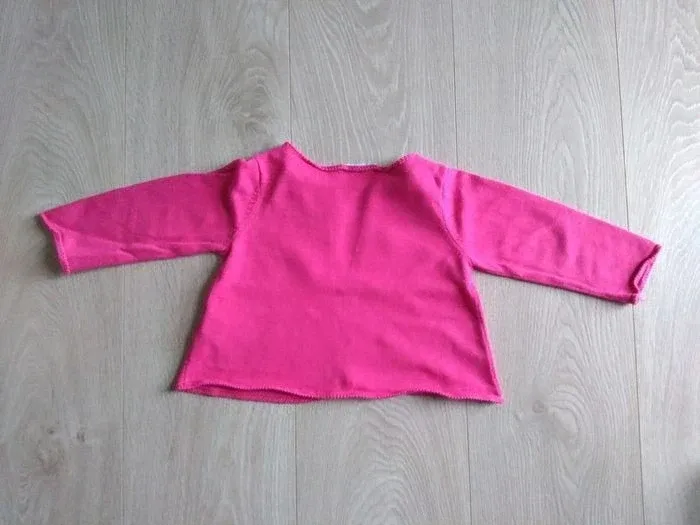 Gilet rose Obaïbi 12 mois - photo numéro 2