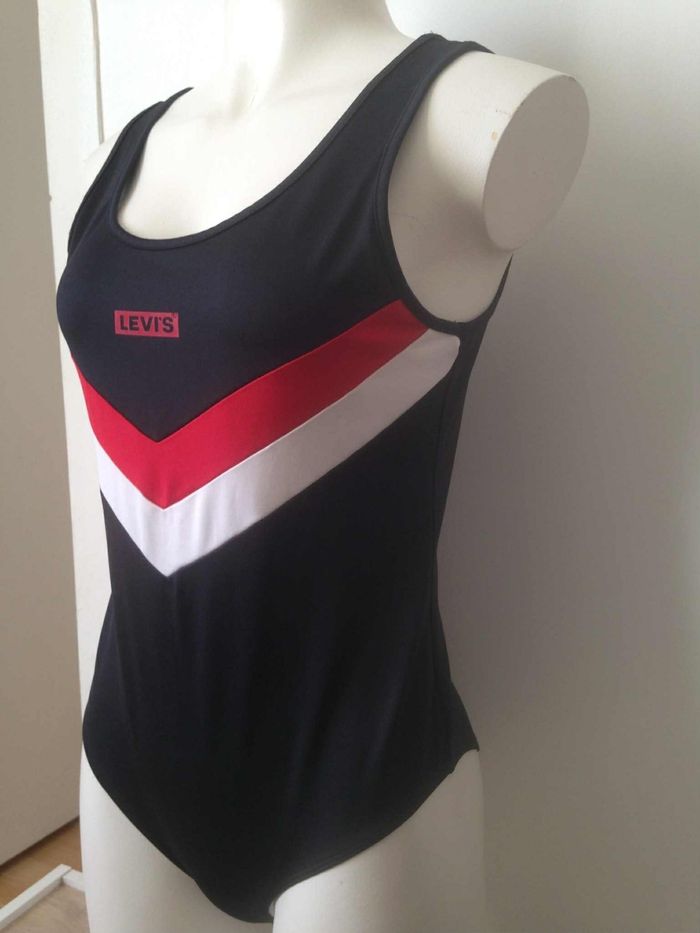 Bodie débardeur col rond année 80' Levi's 38 - photo numéro 3