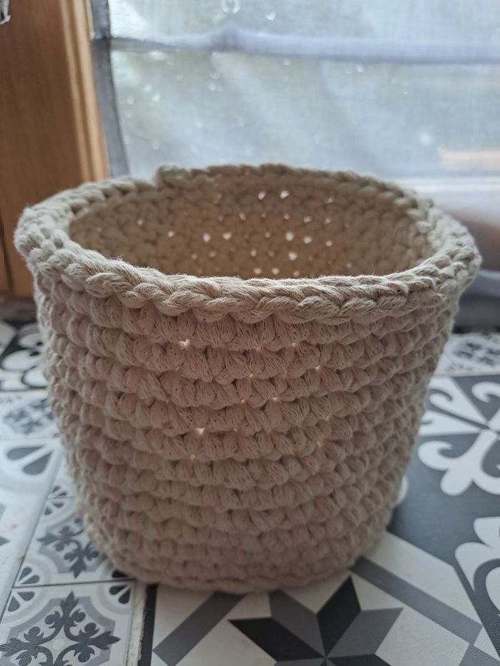 Panière au crochet