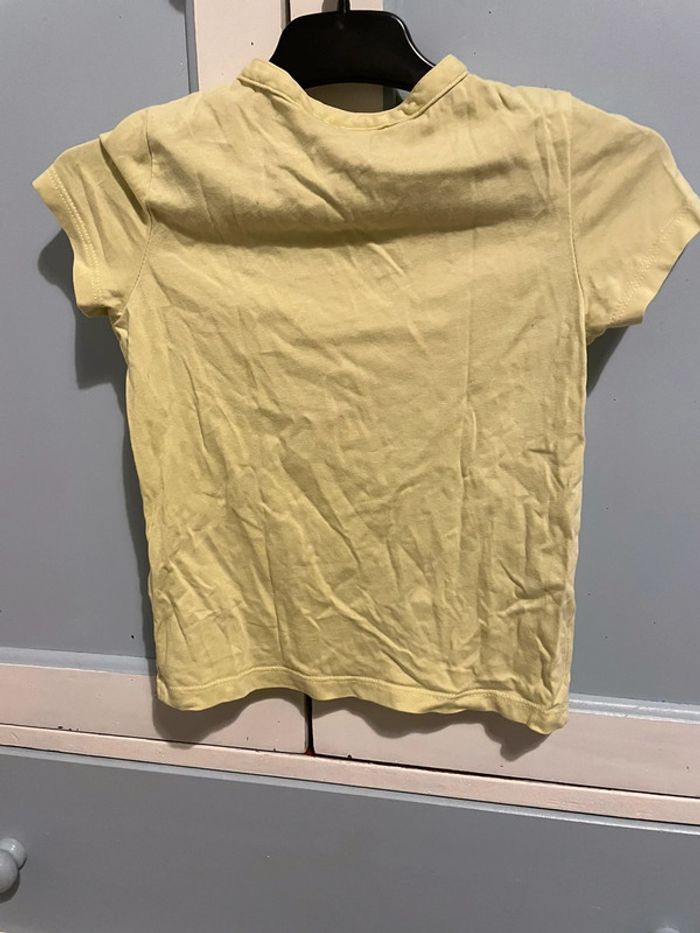 Tee shirt jaune manches courtes Sergent major 4 ans - photo numéro 5