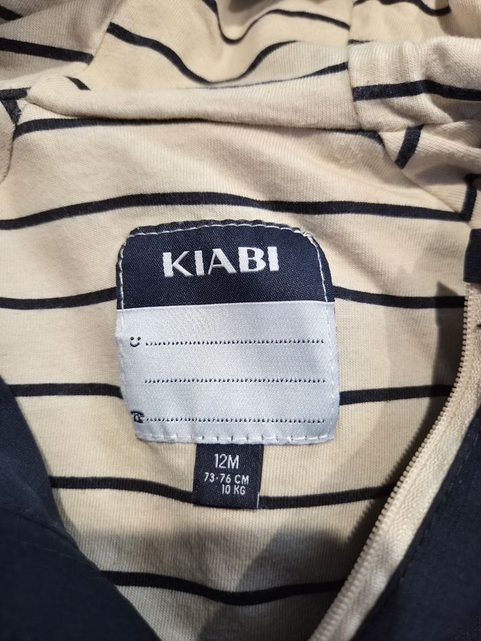 K-Way bleu et beige, Kiabi, 12 mois - photo numéro 5