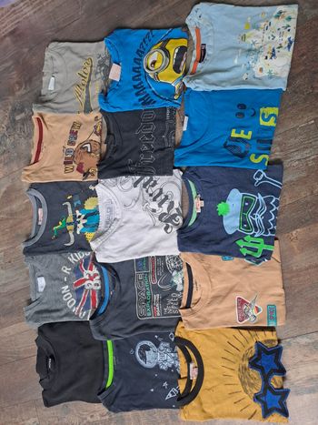Lot t-shirt manche longue 4ans