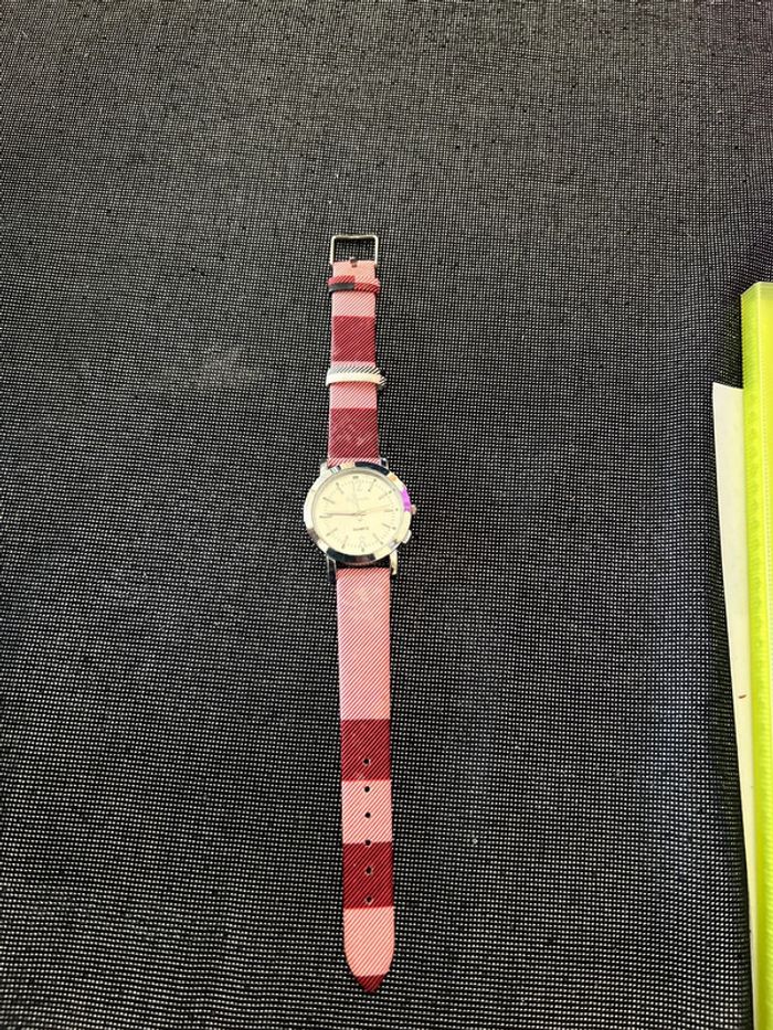 Montre rose pour femme  ou fille steel - photo numéro 2