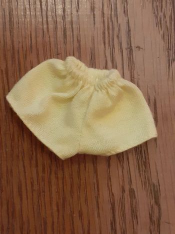 🎀 Short jaune Skipper Barbie vintage