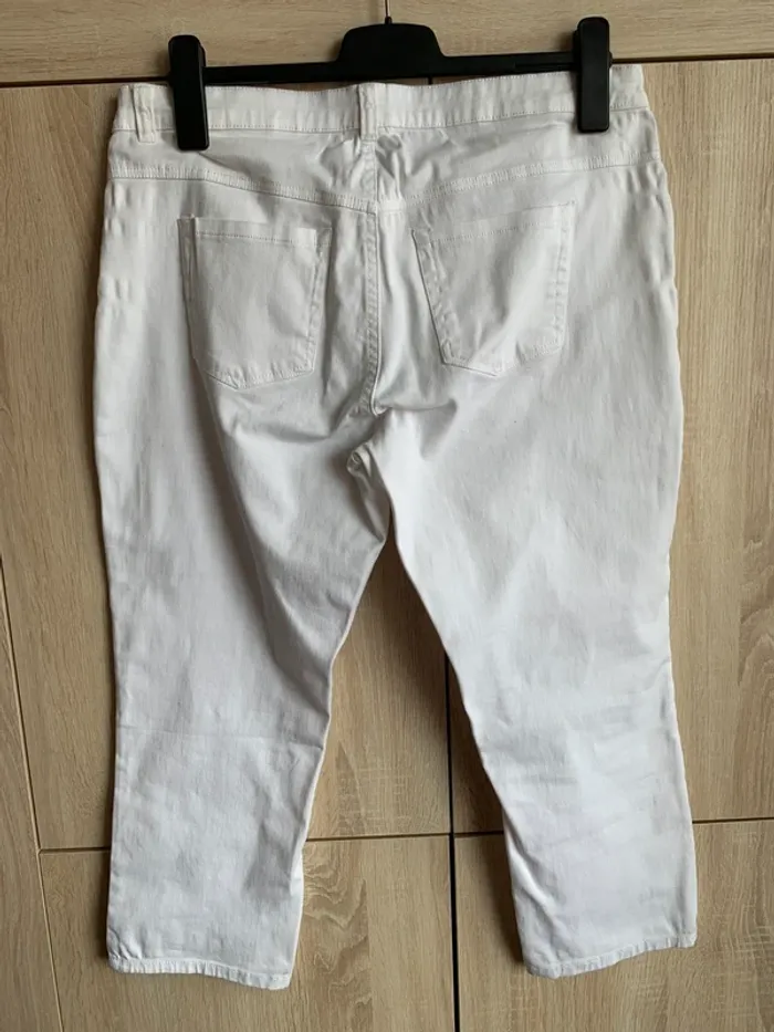Pantacourt blanc t42 - photo numéro 4