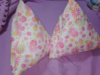 Coussin en forme de triangle
